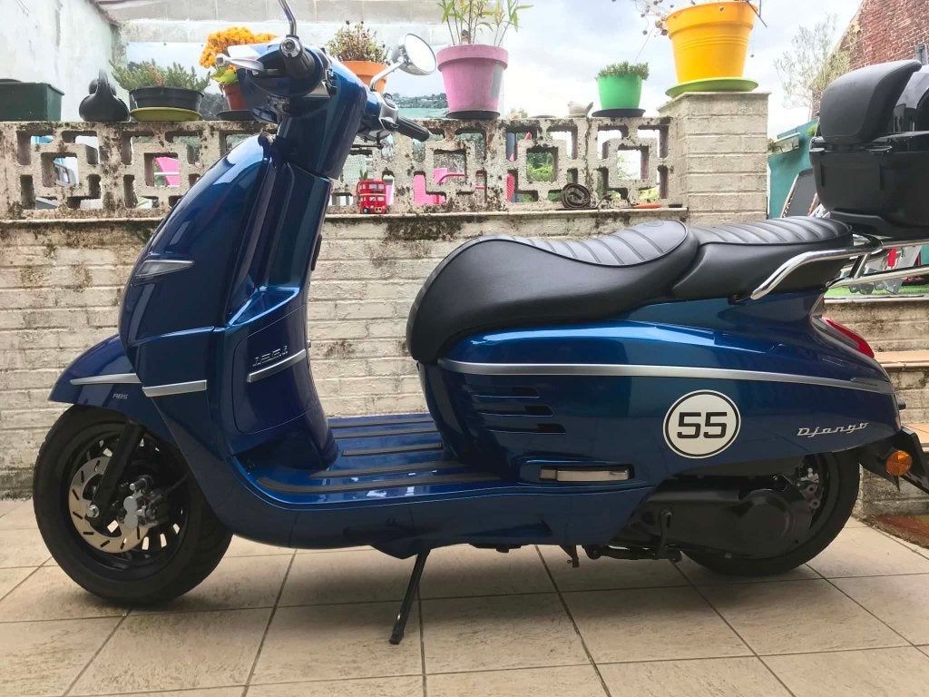 scooter Peugeot Django 125 cc, Motos, Enlèvement, 1 cylindre, Jusqu'à 11 kW