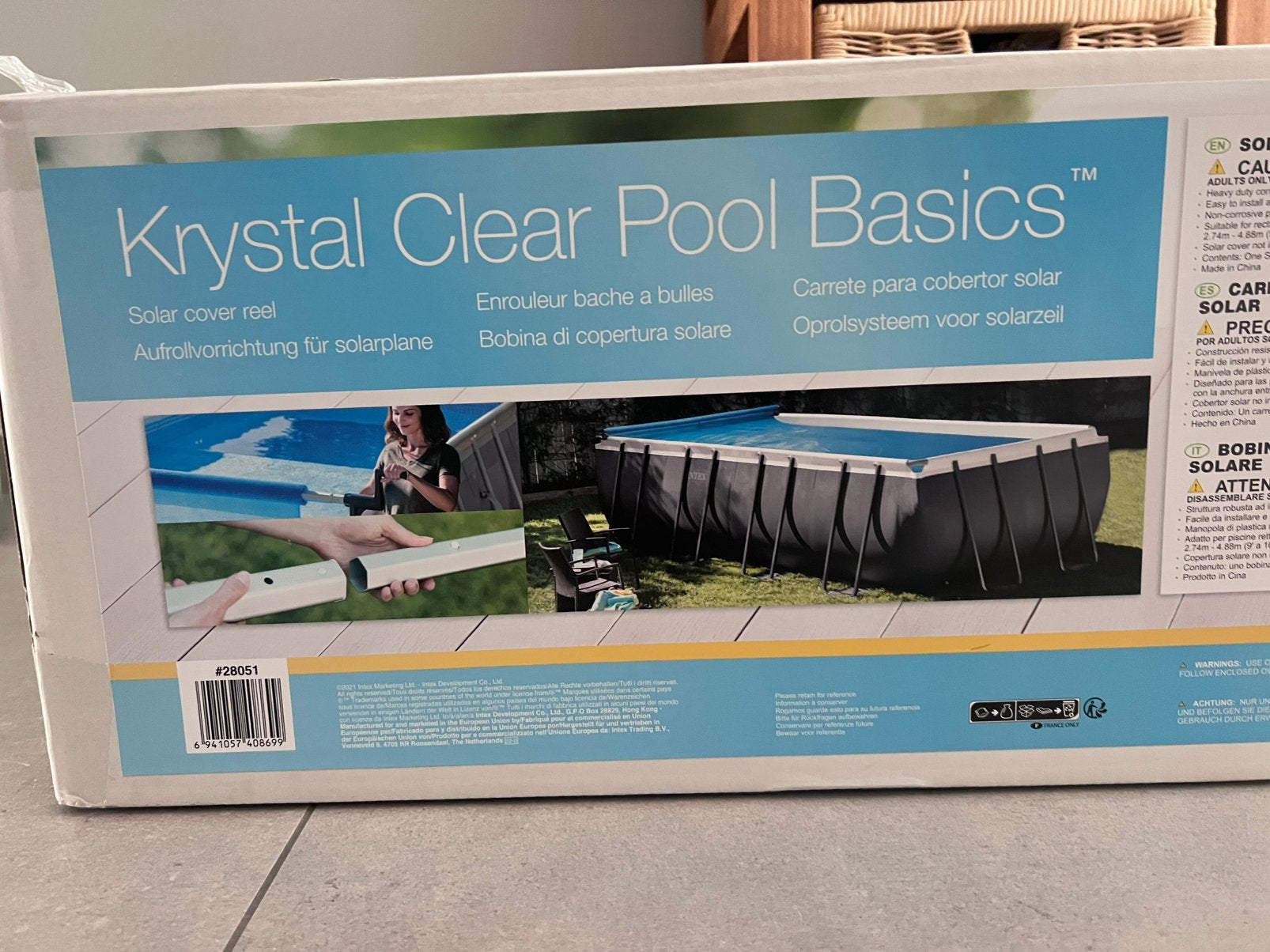 Intex Crystal Clear Pool Basics oprolsysteem, Ophalen, Nieuw
