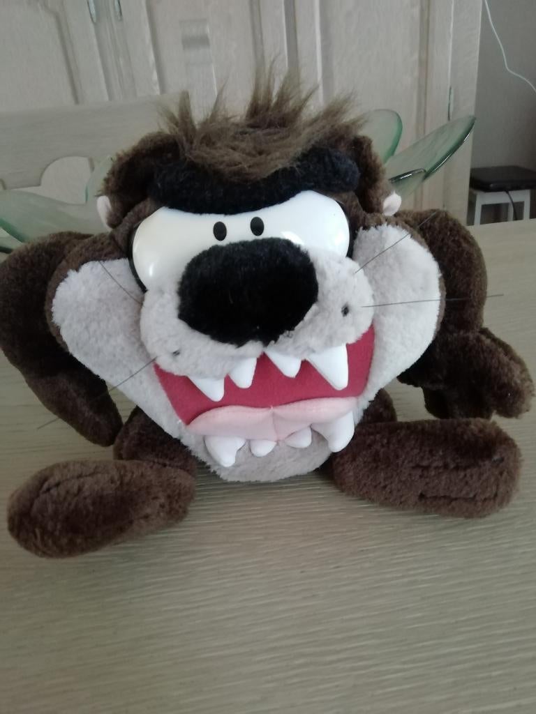 grote " TASMAANSE DUIVEL " knuffel, Kinderen en Baby's, Speelgoed | Knuffels en Pluche, Ophalen of Verzenden, Zo goed als nieuw