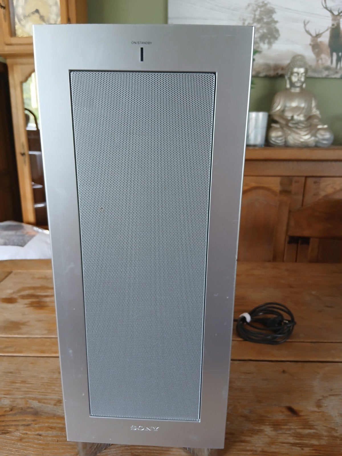 Sony SA-WFT3 Actieve Subwoofer – Zilver – Krachtige Bas, TV, Hi-fi & Vidéo, Enceintes, Enlèvement, Subwoofer, Sony