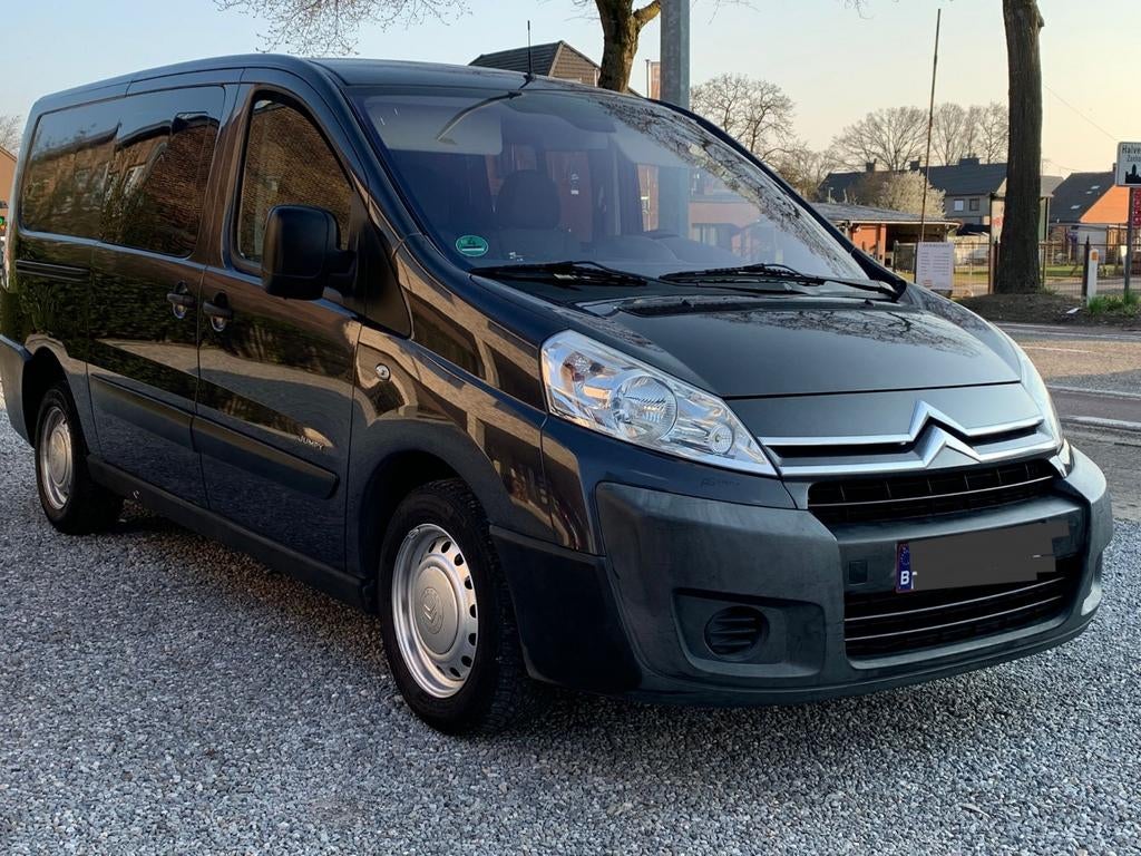Citroën Jumpy 2.0HDi 6 places à cabine double cargo légère, Autos, Citroën, Particulier, Porte coulissante, Attache-remorque, Euro 4