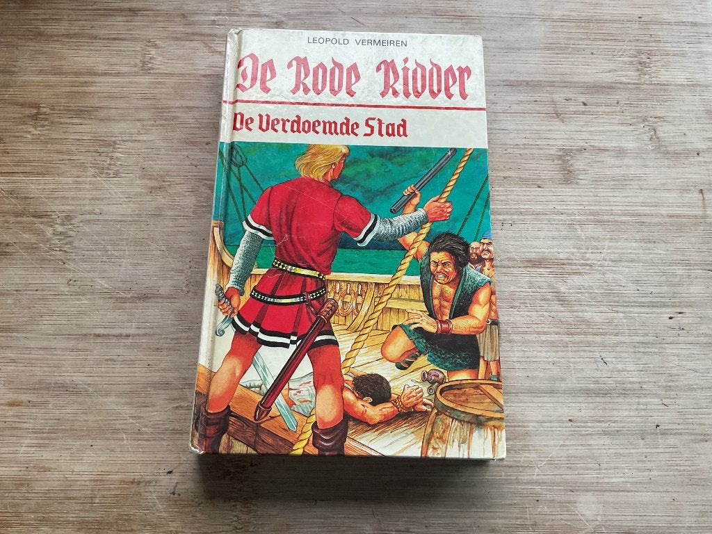 De rode ridder de verdoemde stad, Boeken, Gelezen, Leopold Vermeiren., Ophalen of Verzenden, Fictie