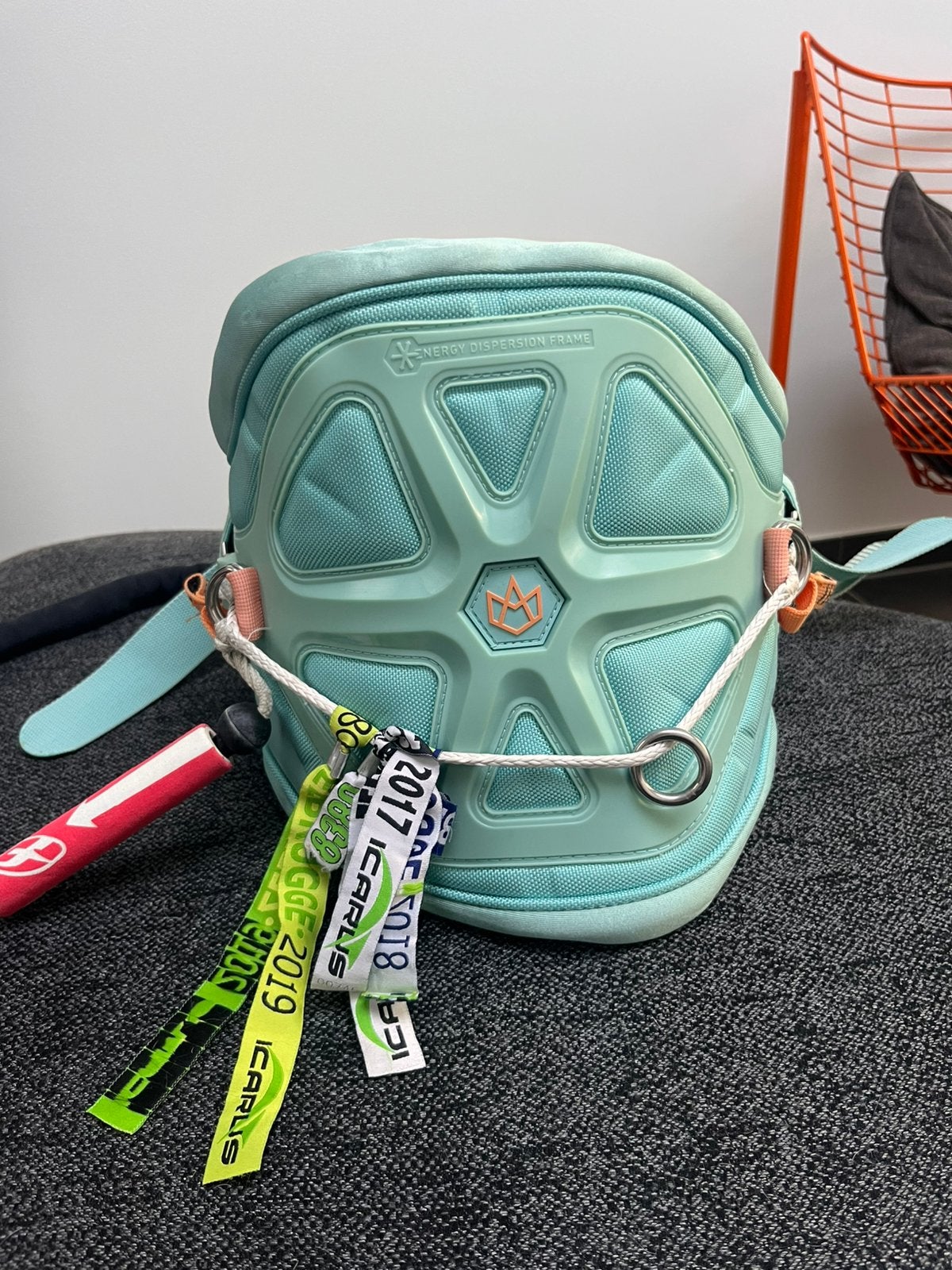 Kite harnas Manera EXO + leash, Sports nautiques & Bateaux, Enlèvement, Comme neuf, Kite