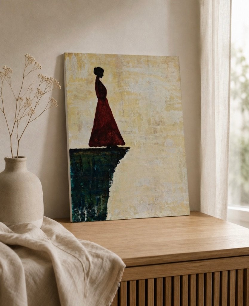 Stilte aan de rand, Ophalen of Verzenden, Zo goed als nieuw, Acrylverf