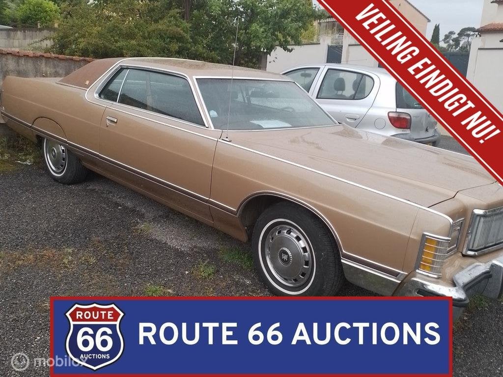 Mercury Grand Marquis | 1978 | Route 66 Auctions, Auto's, Zwart, Bedrijf, Handgeschakeld, Overige carrosserie