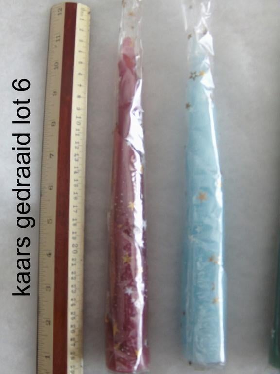lot kaarsen draaikaars verjaardag  moederdag mama kado 6, Ophalen of Verzenden, Nieuw