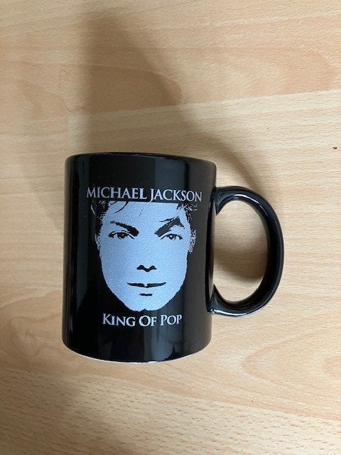 mok Michael Jackson - original, Enlèvement, Comme neuf, Autres matériaux, Tasse et/ou soucoupe