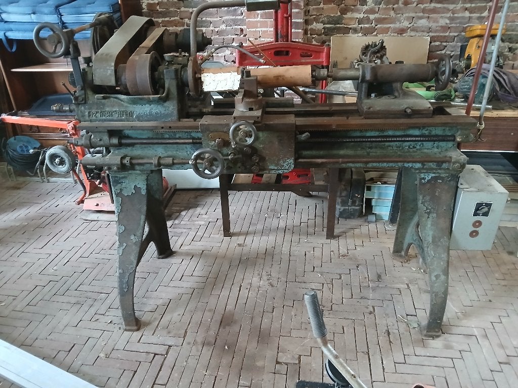 Gietijzeren draaibank, Doe-het-zelf en Bouw, Ophalen, Gebruikt, Houtdraaibank