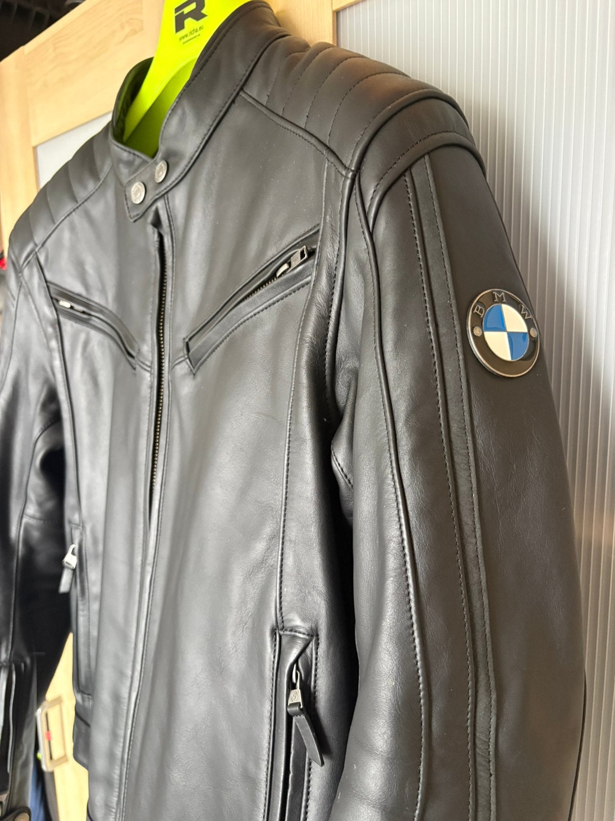 Bmw lederen jack schwabing maat L, Motoren, Ophalen