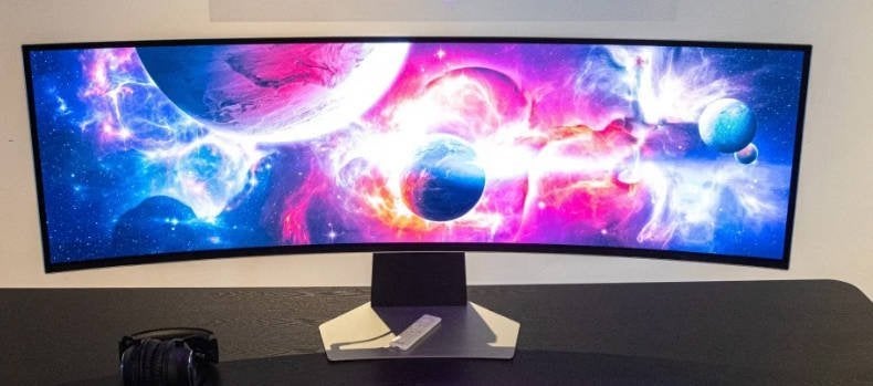 Samsung Odyssey G9 G91SD, Computers en Software, Monitoren, 101 t/m 150 Hz, Minder dan 1 ms, Zo goed als nieuw, Samsung