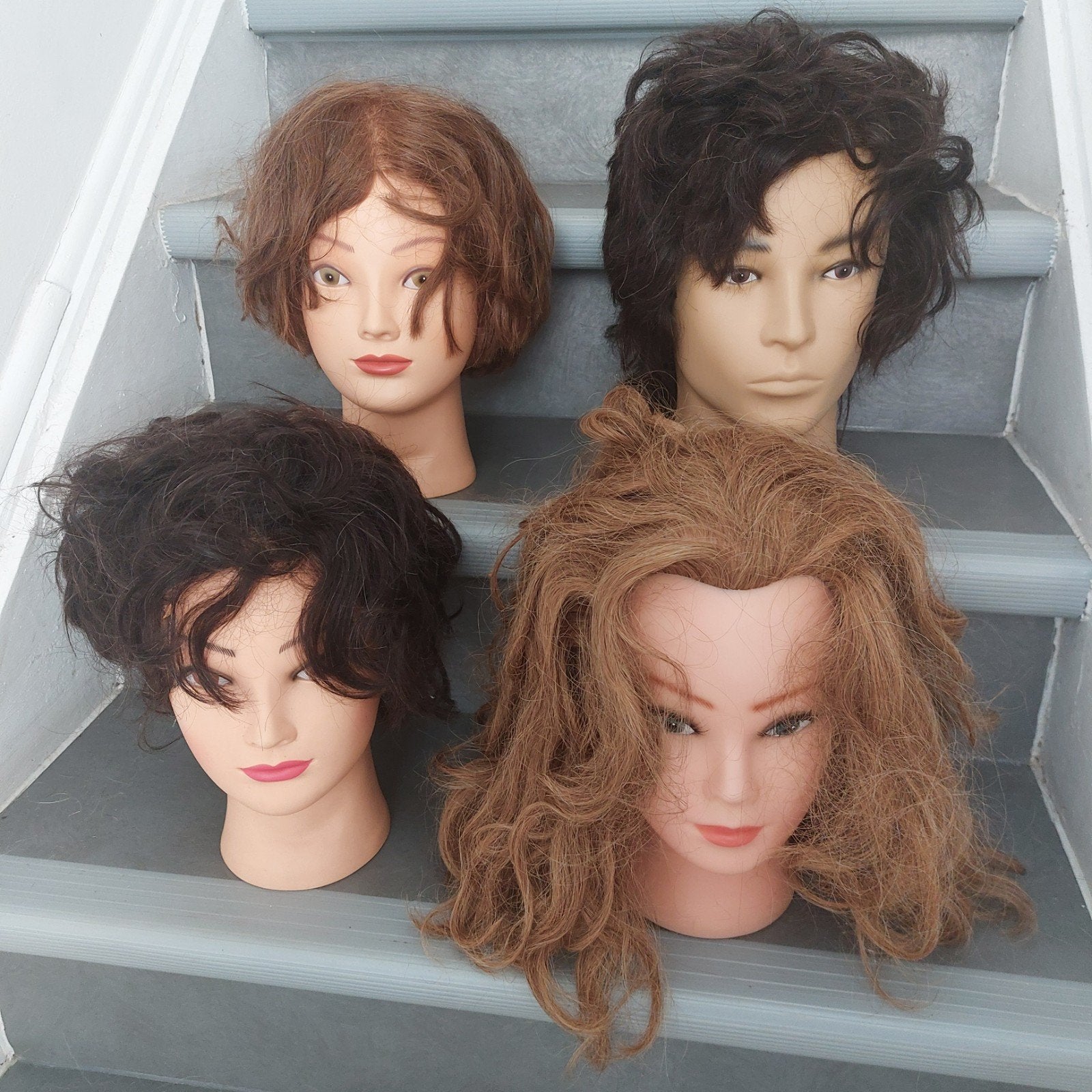 Tête d'entraînement coiffure, Bijoux, Sacs & Beauté, Beauté | Soins des cheveux, Enlèvement ou Envoi, Utilisé, Autres types