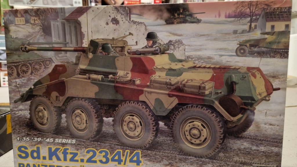 Maquette 1/35 sdkfz 234/4, Ophalen of Verzenden