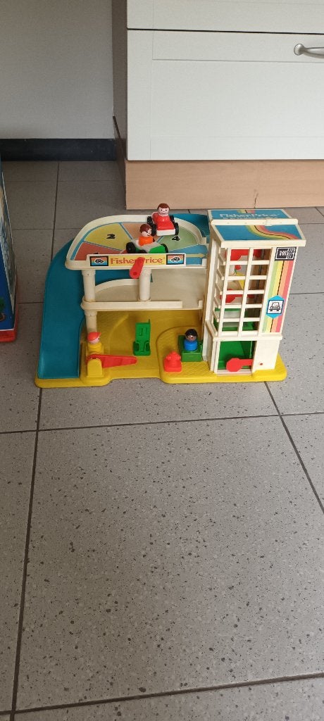 Fisher Price garage 1989, Ophalen, Gebruikt, Auto of Voertuig