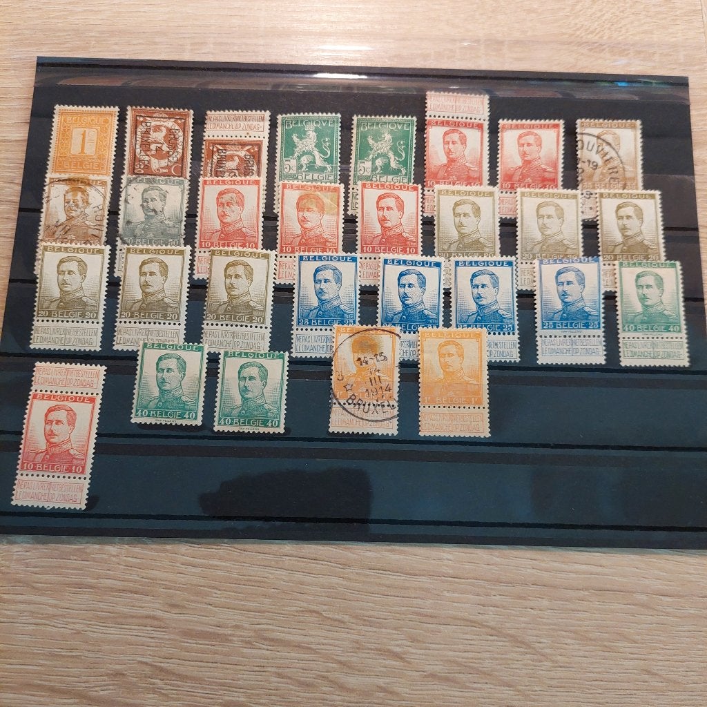 Belgische postzegels 1912, Koninklijk huis, Frankeerzegel, Ophalen of Verzenden, Zonder stempel