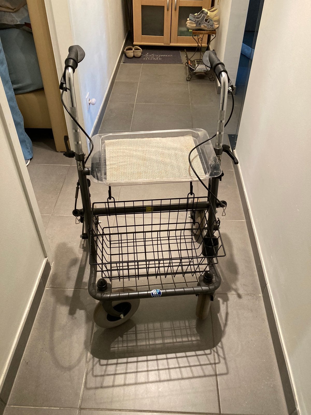 Rollator, Enlèvement, Pliable, Comme neuf