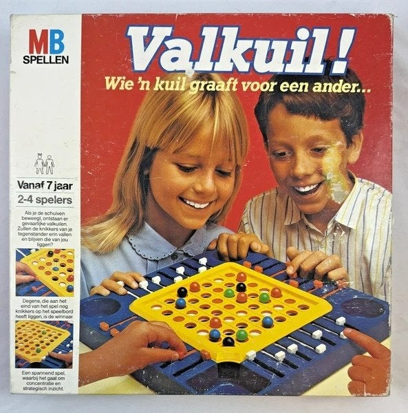 MB bordspel Valkuil gezelschapsspel compleet vintage 1982, Hobby en Vrije tijd, Gezelschapsspellen | Bordspellen, Zo goed als nieuw