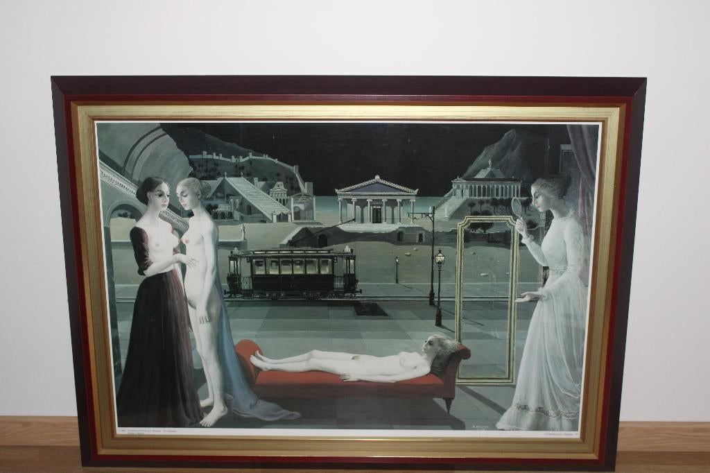 Paul Delvaux - le rendez-vous d''Ephèse offsetlitho, Enlèvement