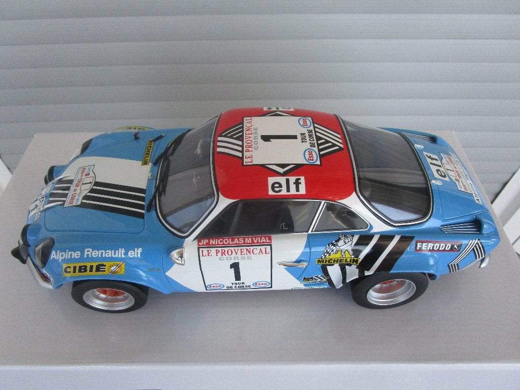 350 pc Ottomobile 1:12 Alpine A110 TDC 1973 G001 MM Otto, Envoi, Comme neuf, 1:9 à 1:12, Voiture