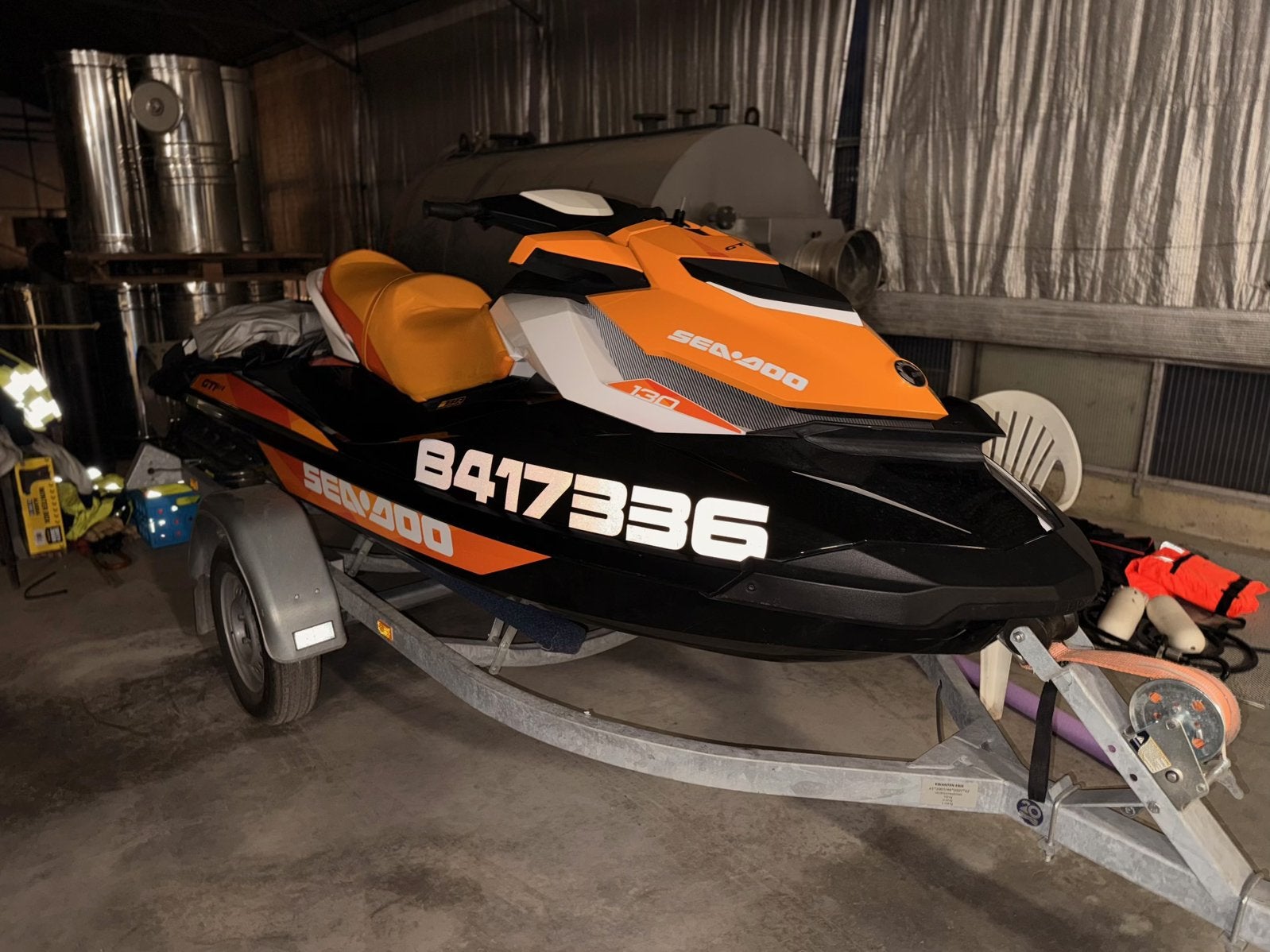 Seadoo Jetski 29JB / GTI SE 130 B/MO 18 CE, Enlèvement, Comme neuf