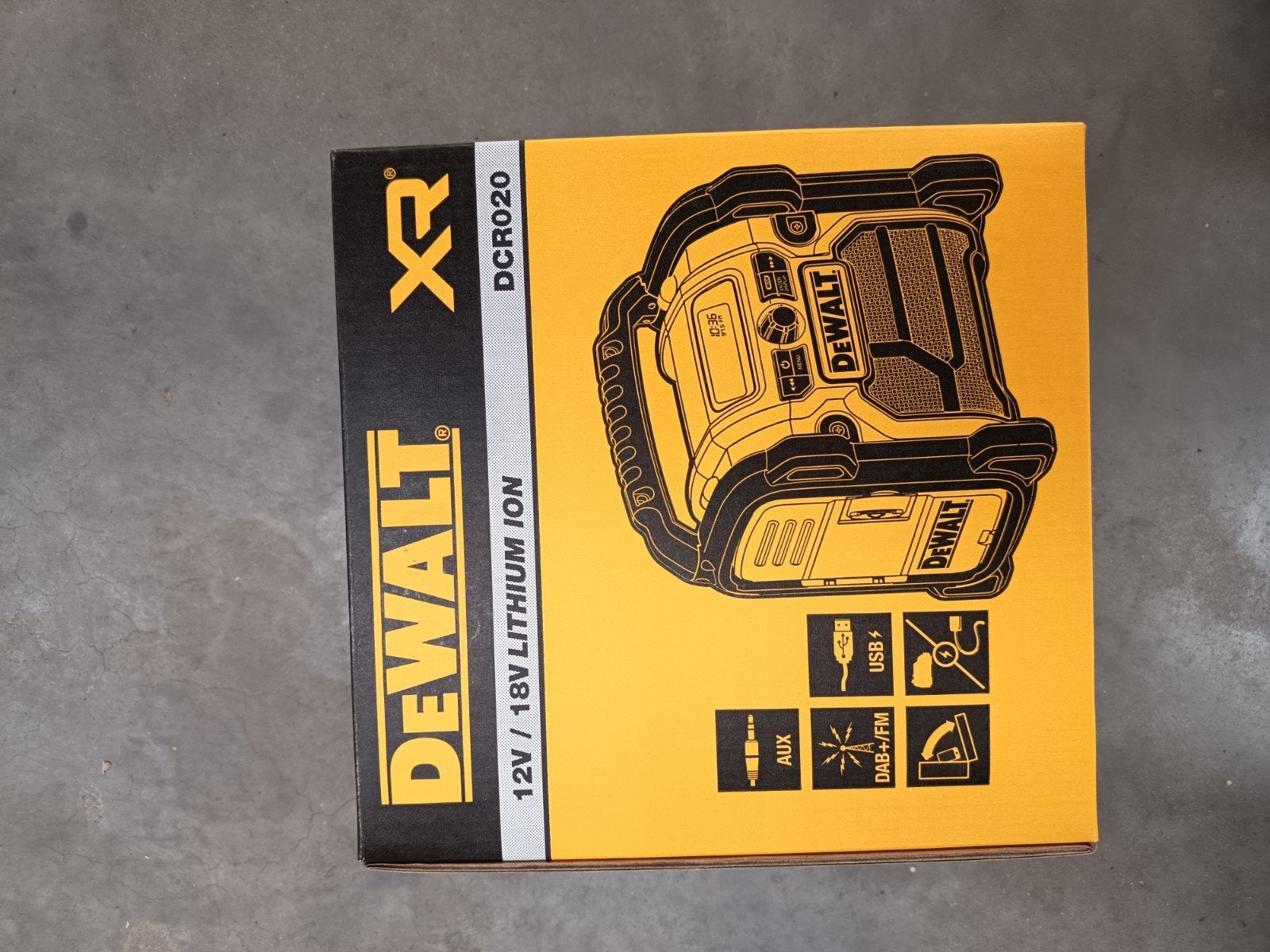 Dewalt bouw radio met Dab+ nieuw, Ophalen