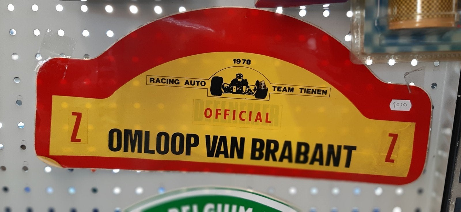 rallyplaten Omloop van Brabant 1978, Ophalen of Verzenden, Zo goed als nieuw
