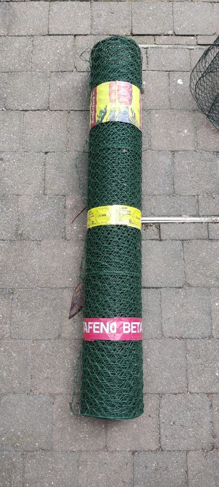Kippengaas 100cm x 10m, 6hoekig gaas, groen, Tuin en Terras, Ophalen, Gaas