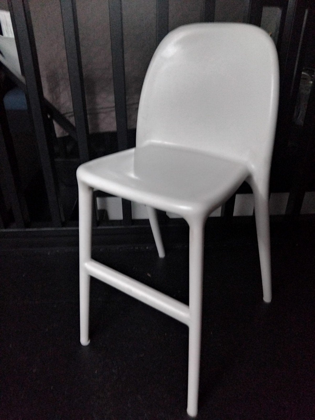 Witte IKEA Urban juniorstoel / kinderstoel - Goede staat, Enlèvement