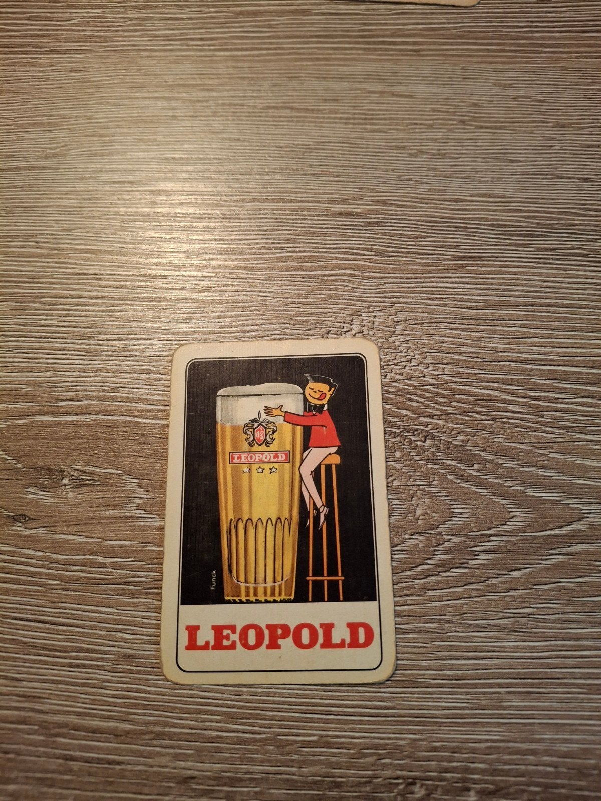 Oude speelkaart leopold, Ophalen of Verzenden
