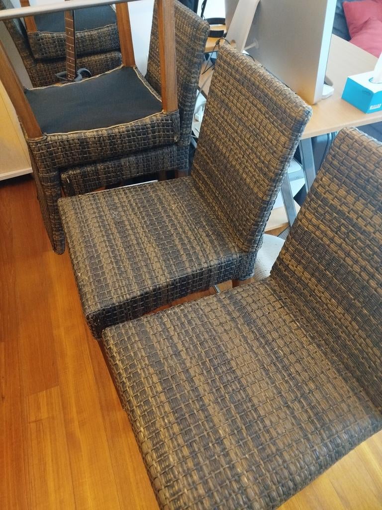 Chaises hautes, tabourets de bar, 6 pcs, Enlèvement, Comme neuf, Synthétique
