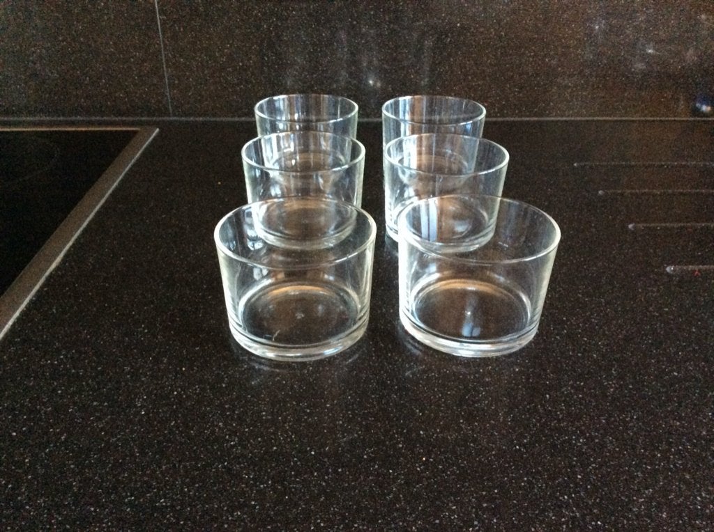 Aperoglaasjes voor kleine hapjes   ( 6 stuks ), Enlèvement, Neuf