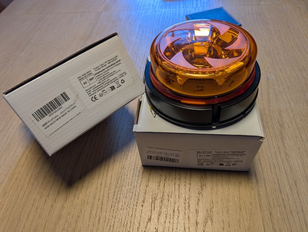 AOHEWEI Amber led-waarschuwingslicht, Ophalen of Verzenden, Nieuw, Overige merken, Verlichting