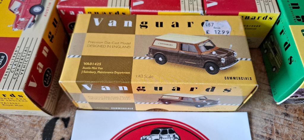 MINI Van Mk1 Austin J Sainsbury 1/43 VANGUARDS Neuf + Box, Hobby en Vrije tijd, Modelauto's | 1:43, Ophalen of Verzenden, Nieuw