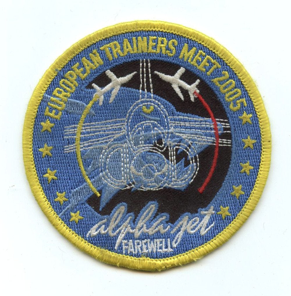 BAF luchtmacht patch 1 wing trainers meet 2005, Verzenden, Luchtmacht, Embleem of Badge