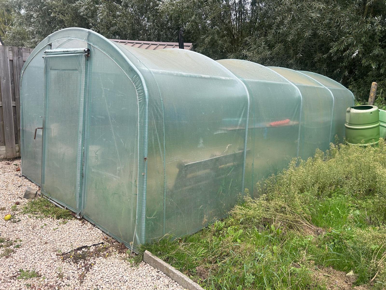 Serre / Tuinkas 3m x 6m, Ophalen, Folie, Gebruikt