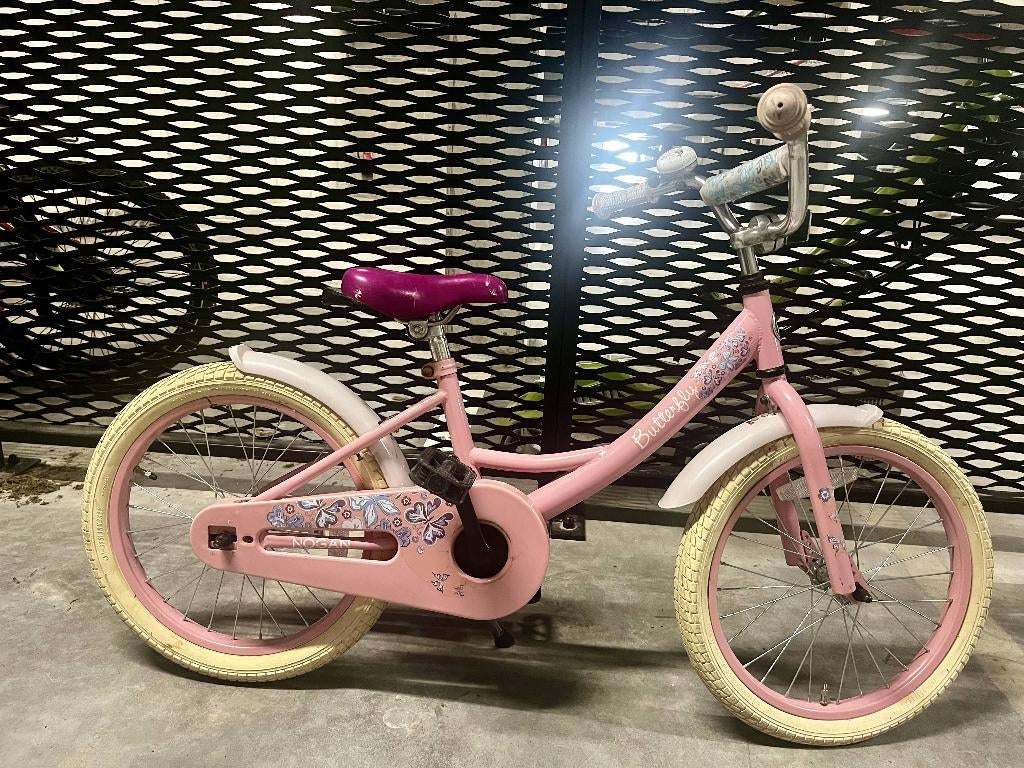 Vélo fille 18” rose, Vélos & Vélomoteurs, Enlèvement, Utilisé, 16 à 20 pouces