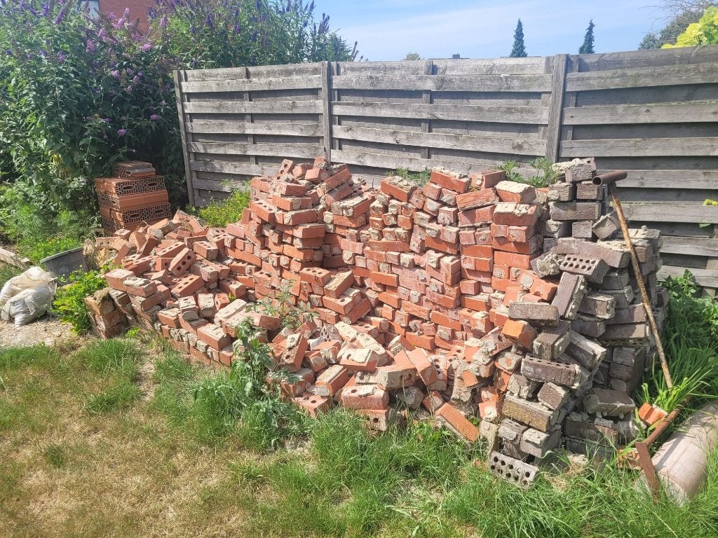 Bakstenen (gevel), Doe-het-zelf en Bouw, Metselstenen, Ophalen, Gebruikt, Bakstenen