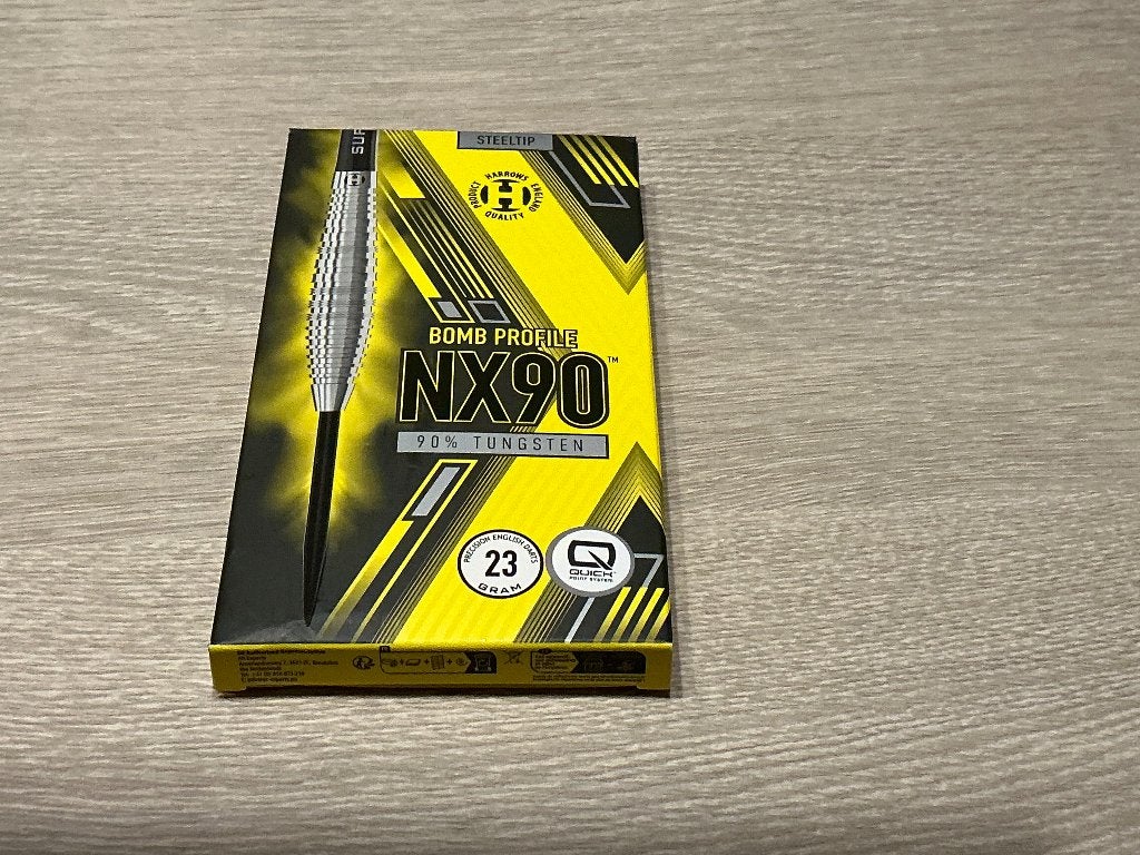 Harrows NX90 Bomb Quick Point 90% - 23gr, Ophalen of Verzenden, Zo goed als nieuw, Pijlen