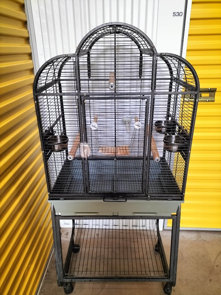 Vogel kooi, Ophalen, Zo goed als nieuw, Metaal, Vogelkooi