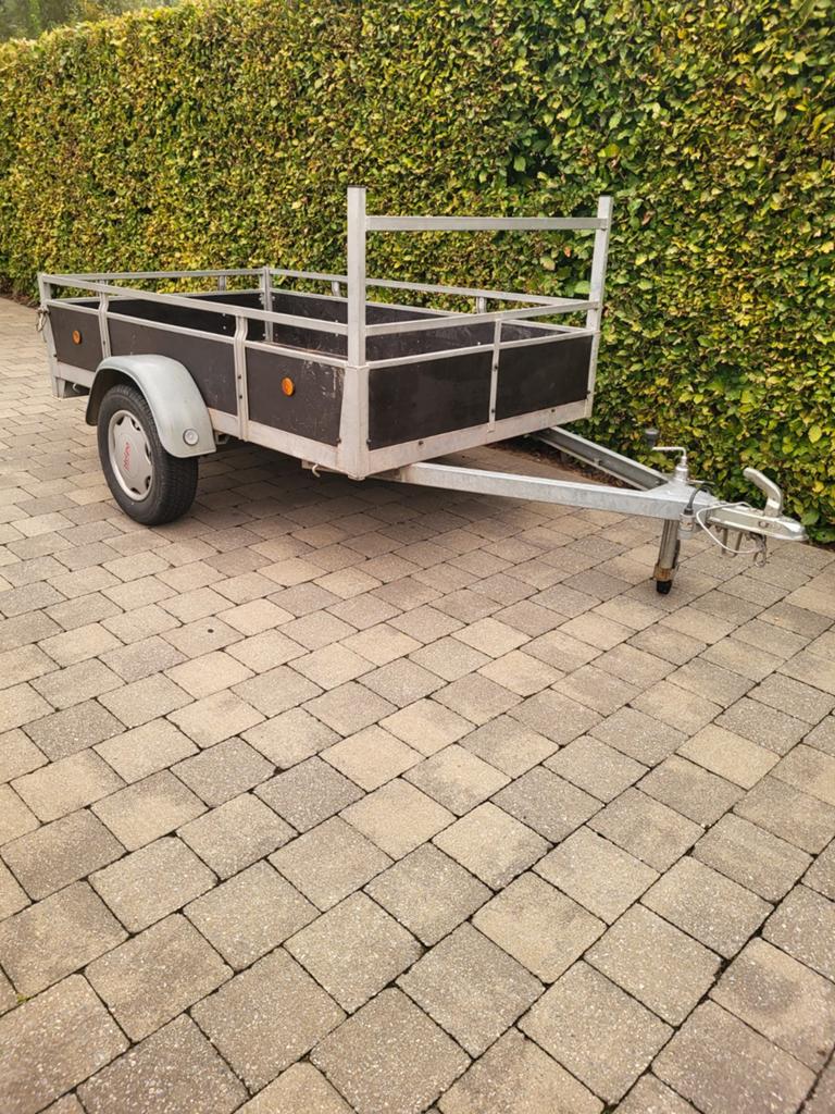 Goede, gezonde enkelasser remork 128x228, Mtm 750g, Enlèvement