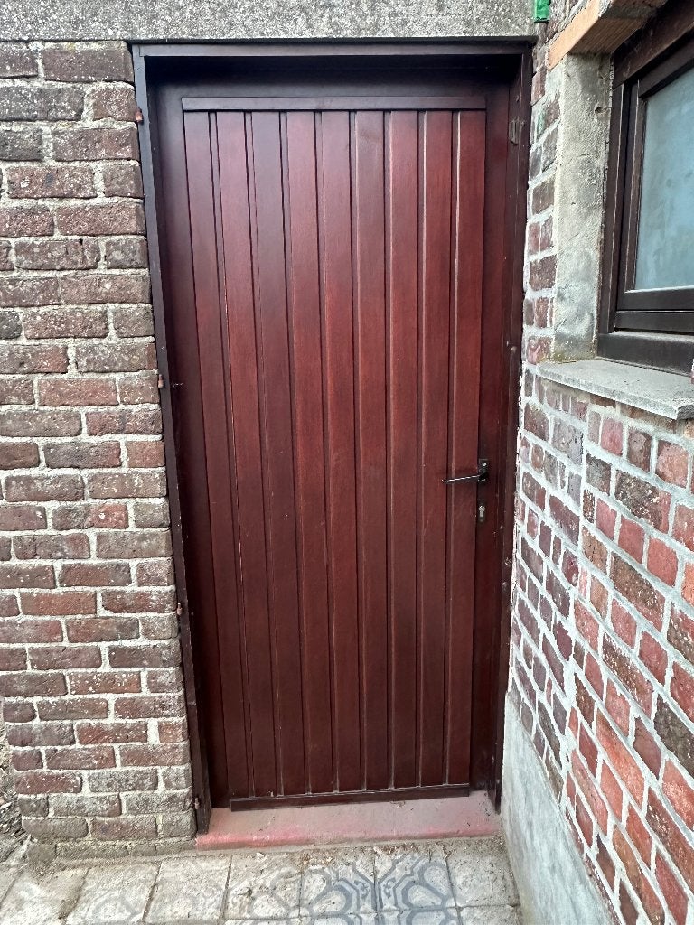 Houten buitendeur, Ophalen, Gebruikt, 80 tot 100 cm, Buitendeur