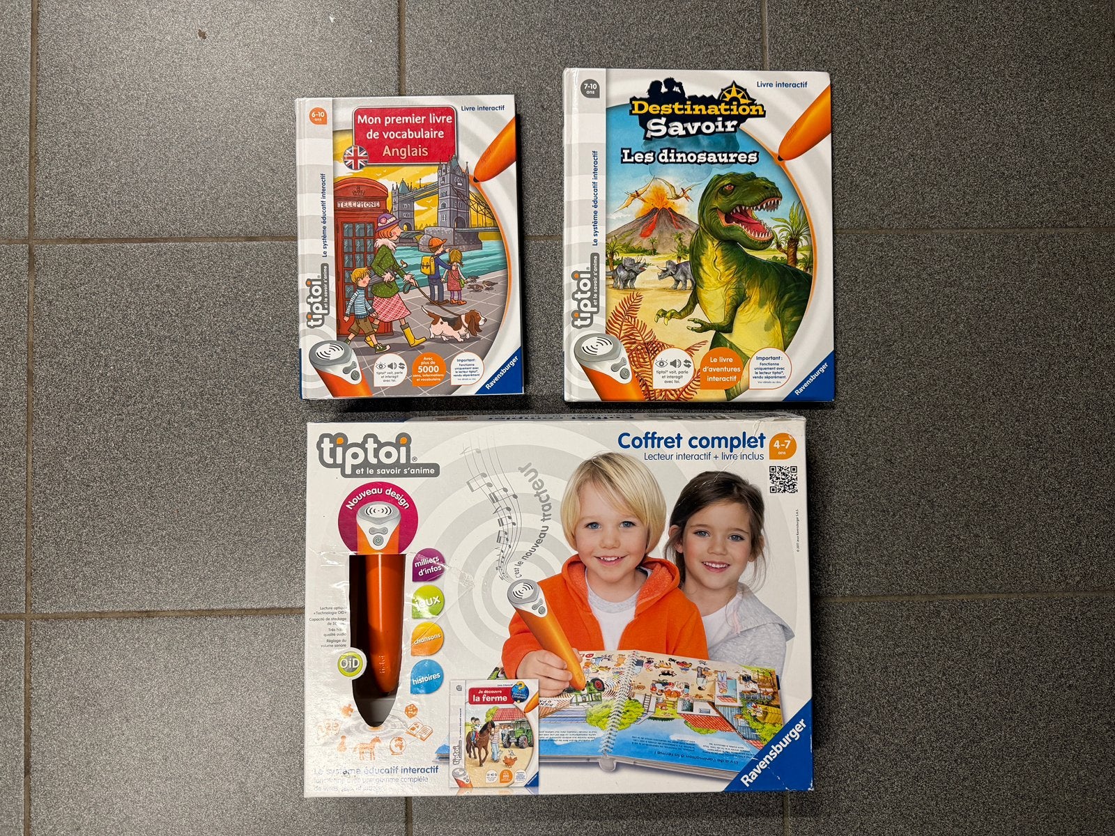 Tiptoi Coffret Complet + 2 livres, Ophalen, Zo goed als nieuw