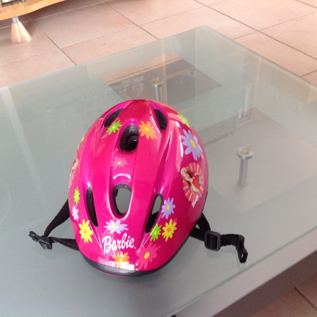 casque de vélo pour filles de 3 à 10 ans Barbie, Enlèvement ou Envoi, Comme neuf, Fille
