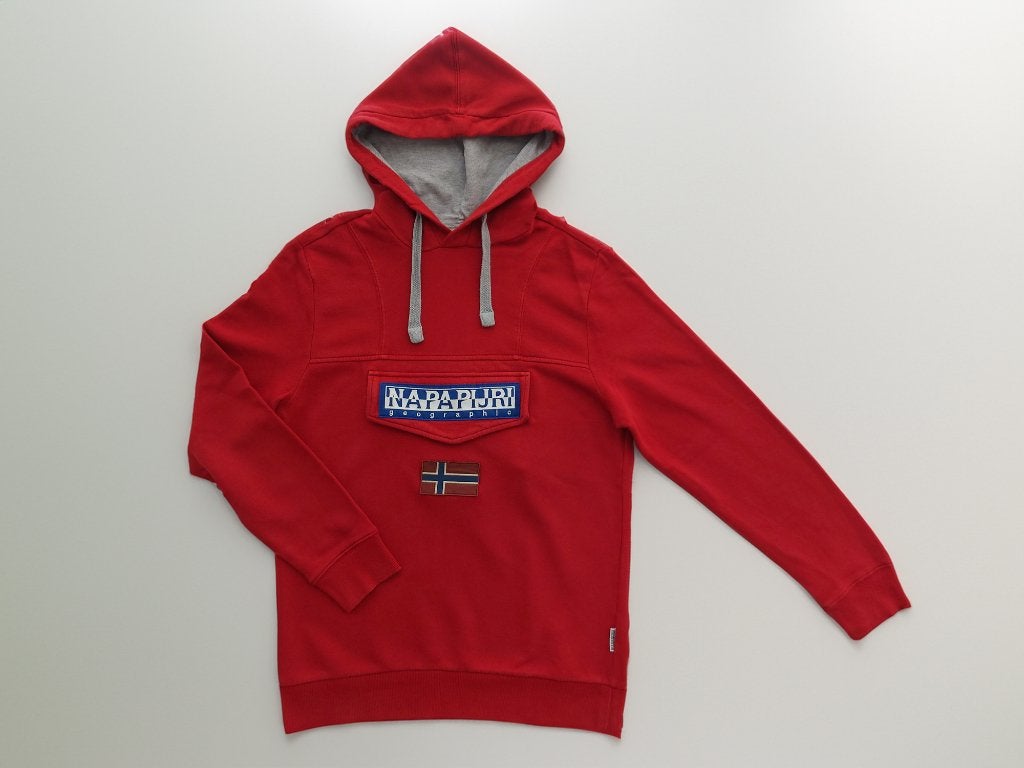 NAPAPIJRI Burgee Sweat à capuche taille XS _ état NEUF !, Rouge, Enlèvement ou Envoi, Comme neuf, Napapijri