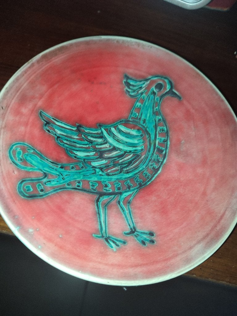 French mid Century ceramic plate, Ophalen of Verzenden