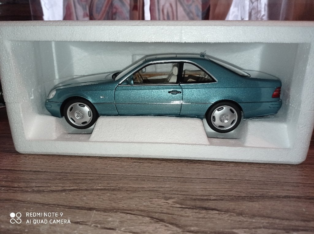 Miniatuur Mercedes Benz CL600 C140 1/18 gloednieuw!, Ophalen of Verzenden, Nieuw, Auto, Norev