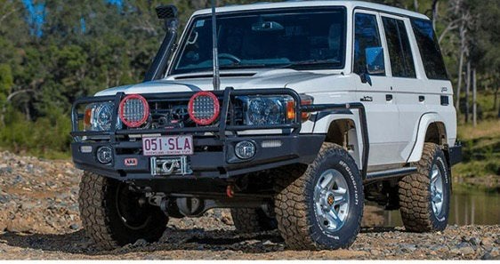 ARB Bumper, Lierbumper, winchbumper, Bar Toyota Land Cruiser, Enlèvement, Avant, Toyota, Pare-chocs