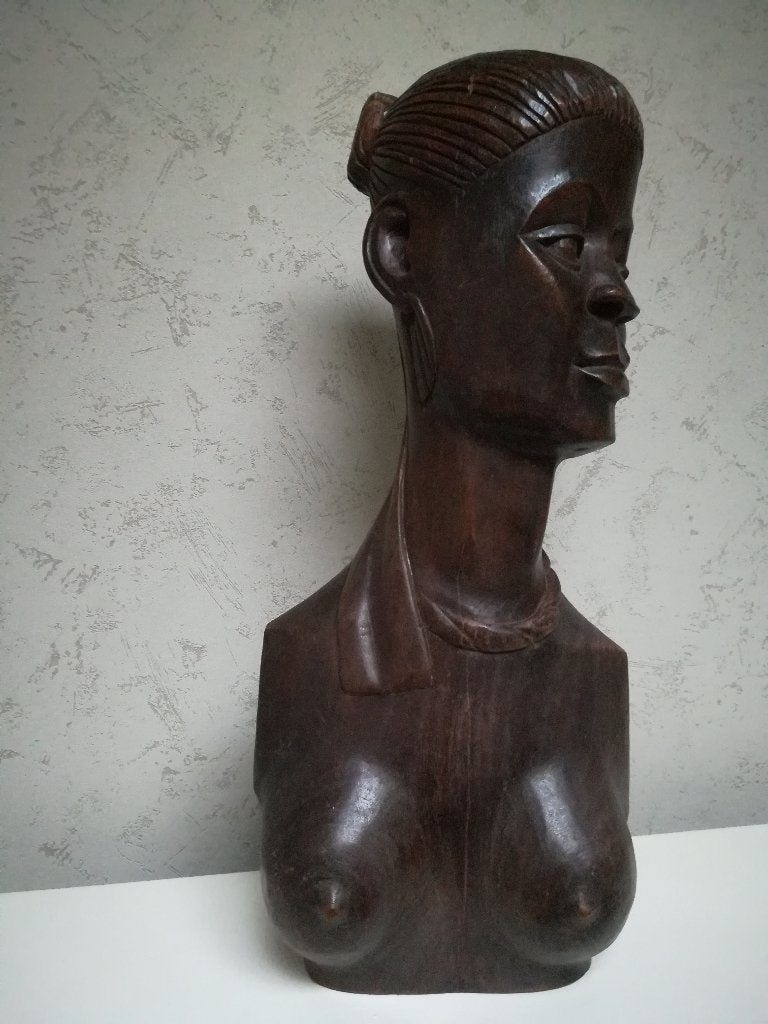 HOUTEN BEELD – LOBE BOMA, Ophalen, Gebruikt