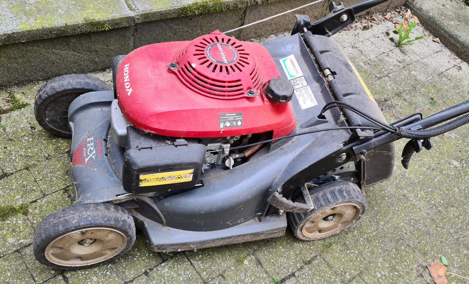 Honda HRD536CHX zelftrekkende grasmaaier op benzine, Ophalen, Cirkelmaaier, Honda, Gebruikt