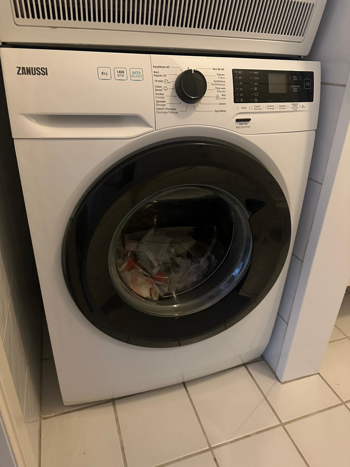 Zanussi wasmachine, Ophalen, Zo goed als nieuw