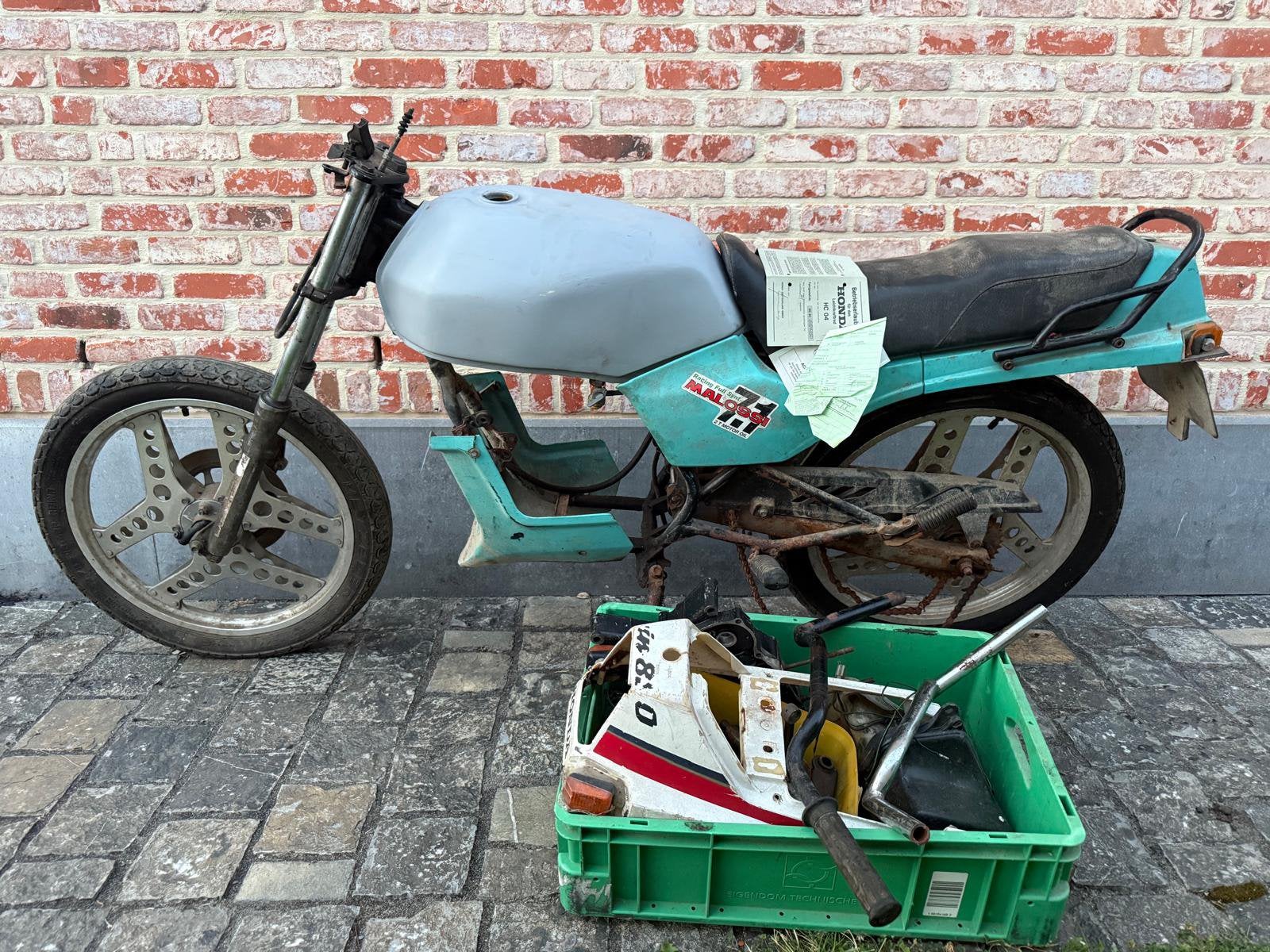 Honda mbx 80 rijdend frame met papieren, Ophalen